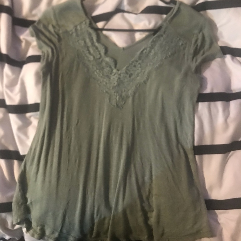 Lace V-Neck Top